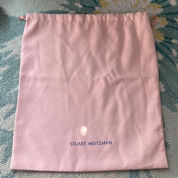 14x15” Stuart Weitzman Pink Dust Bag - Picture 1 of 3